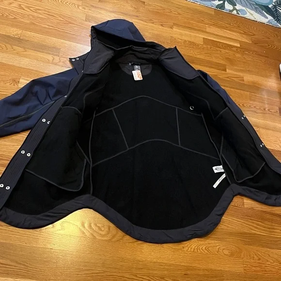 Free People Moon Magic Reflective Rain Parka Size Small NWT - Picture 15 of 17